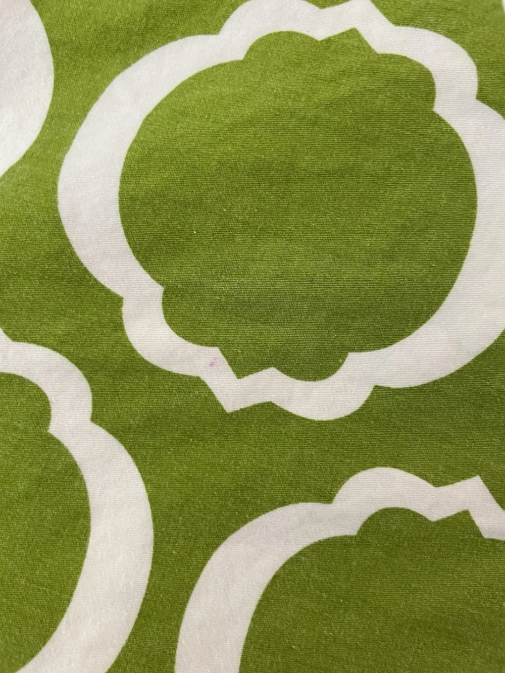 Pacific Home Fashion QUEEN S Duvet Set 100% Cotton GREEN Scroll Duvet + Shams